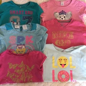 Lot  girls 7/8 shirts!